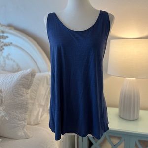 Eileen Fisher tank top, size XL, blue